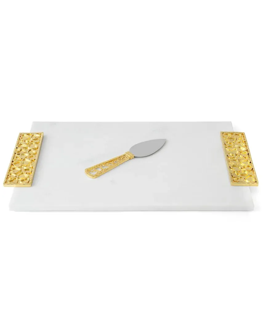 Heart Cheeseboard with Spreader - Marble