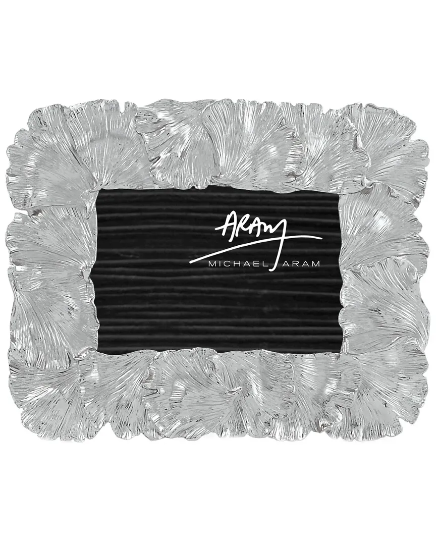 Michael Aram 4x6 Ginkgo Photo Frame - Nickel image