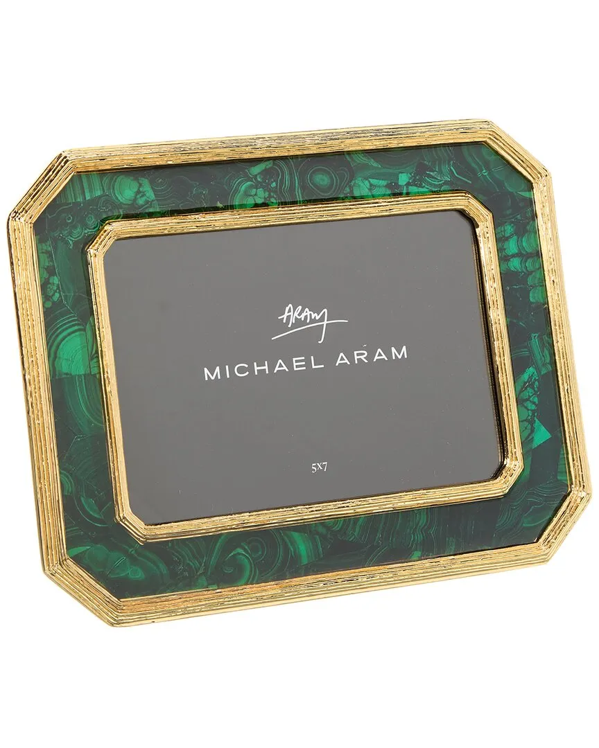 Michael Aram Malachite 5x7 Photo Frame - Zinc Alloy image