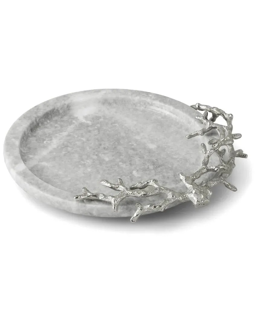 Ocean Reef Trinket Tray - Silver