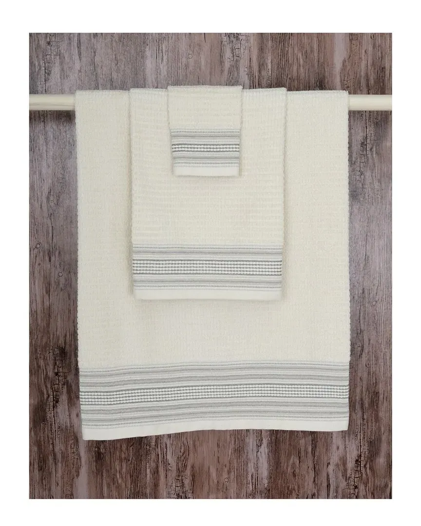 Amadora 6PC Towel Set - Grey, Organic Cotton