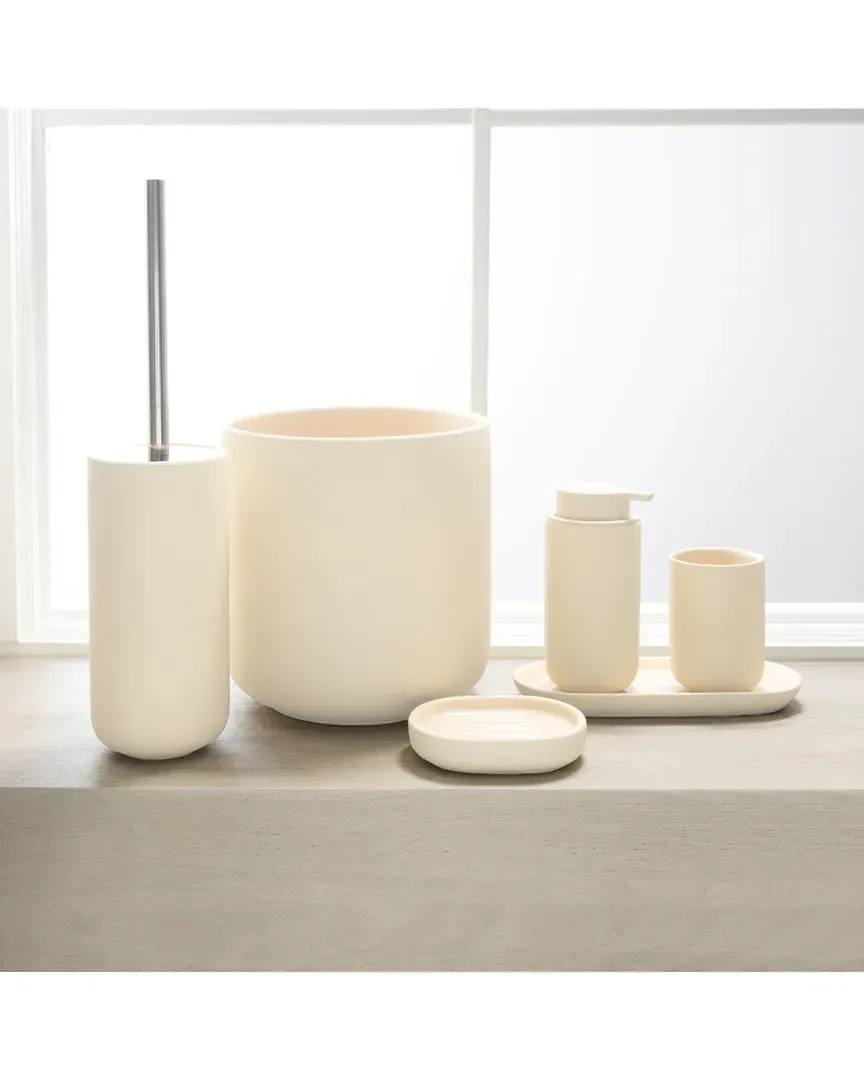 Callan 6-Piece Bath Countertop Set - Almond, Ceramic image