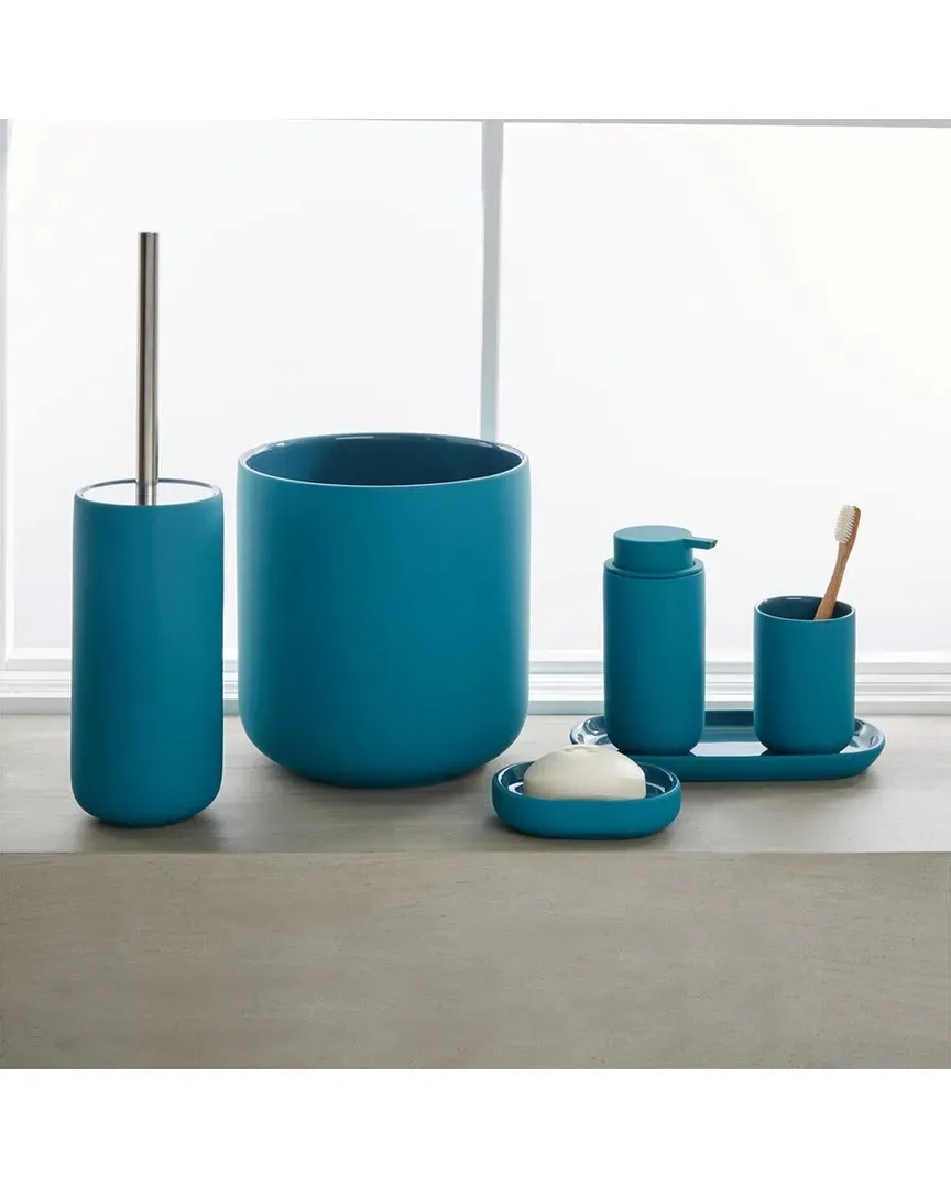 Callan 6-Piece Bath Countertop Set - Blue, Ceramic