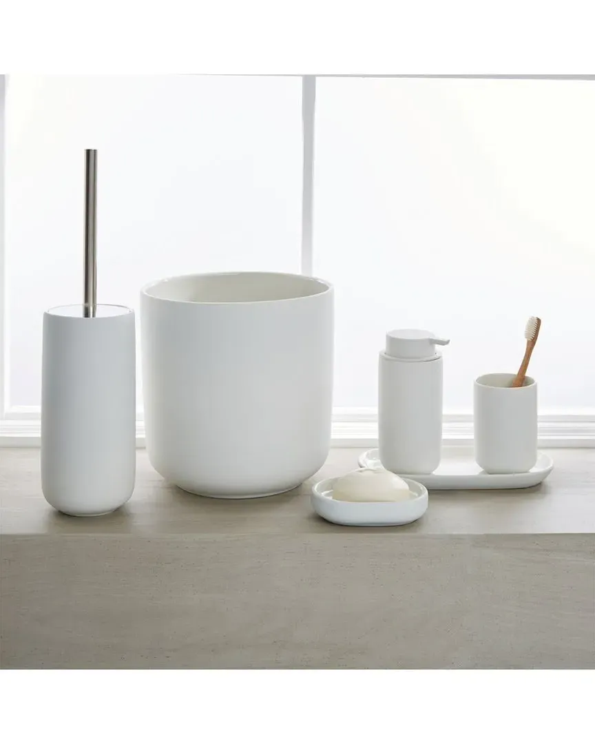 Callan 6-Piece Bath Countertop Set - White, Ceramic