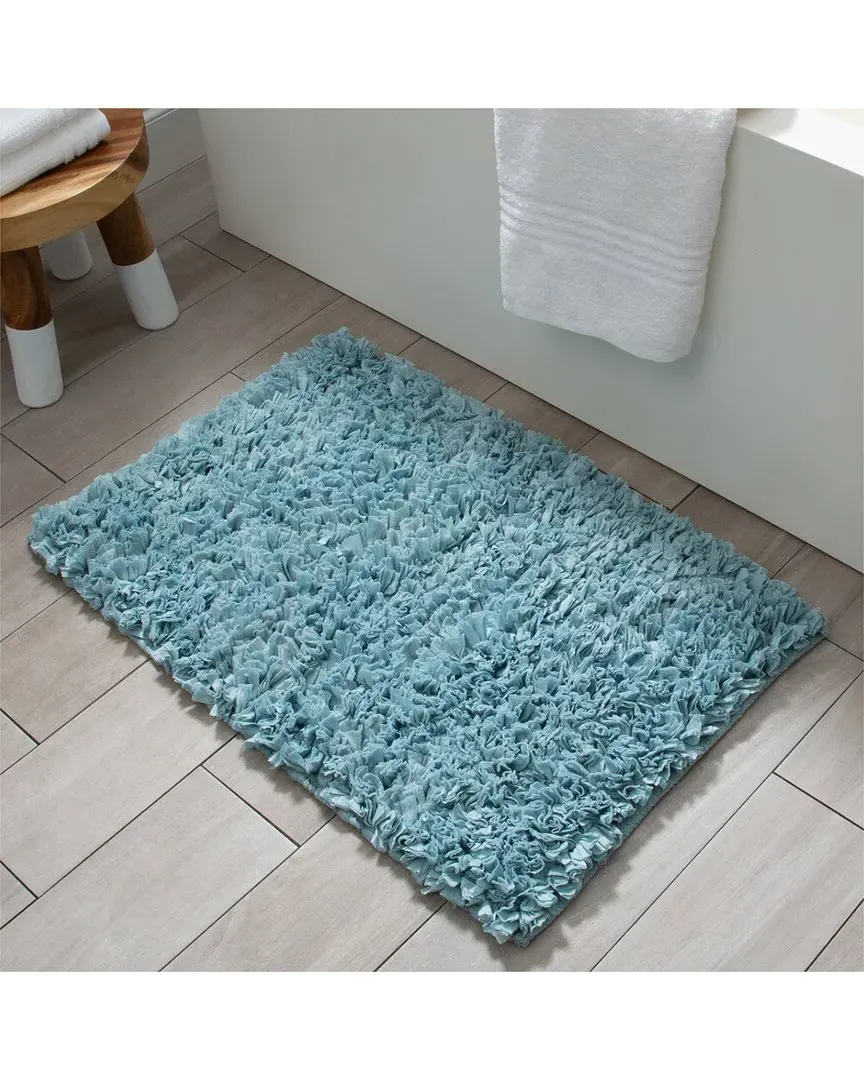 Petal Bath Mat - Blue image