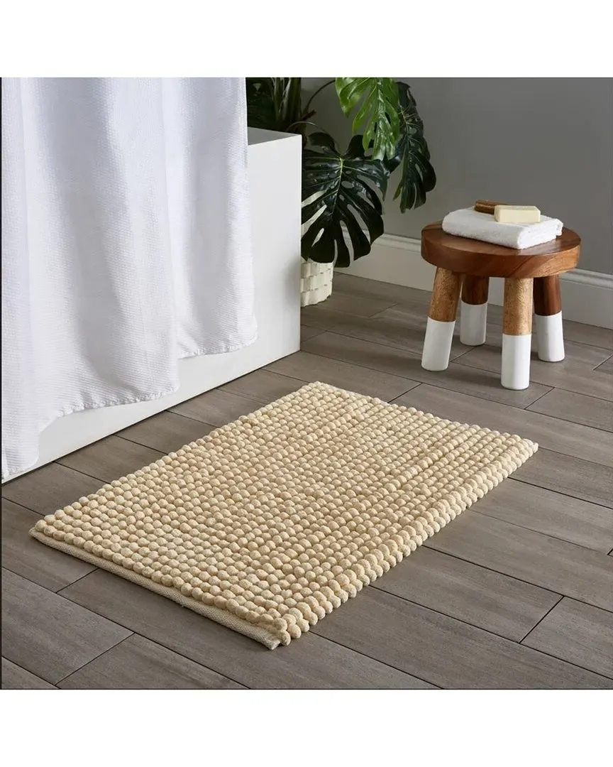 Puff Chunky Bath Mat - Almond, Microfiber image