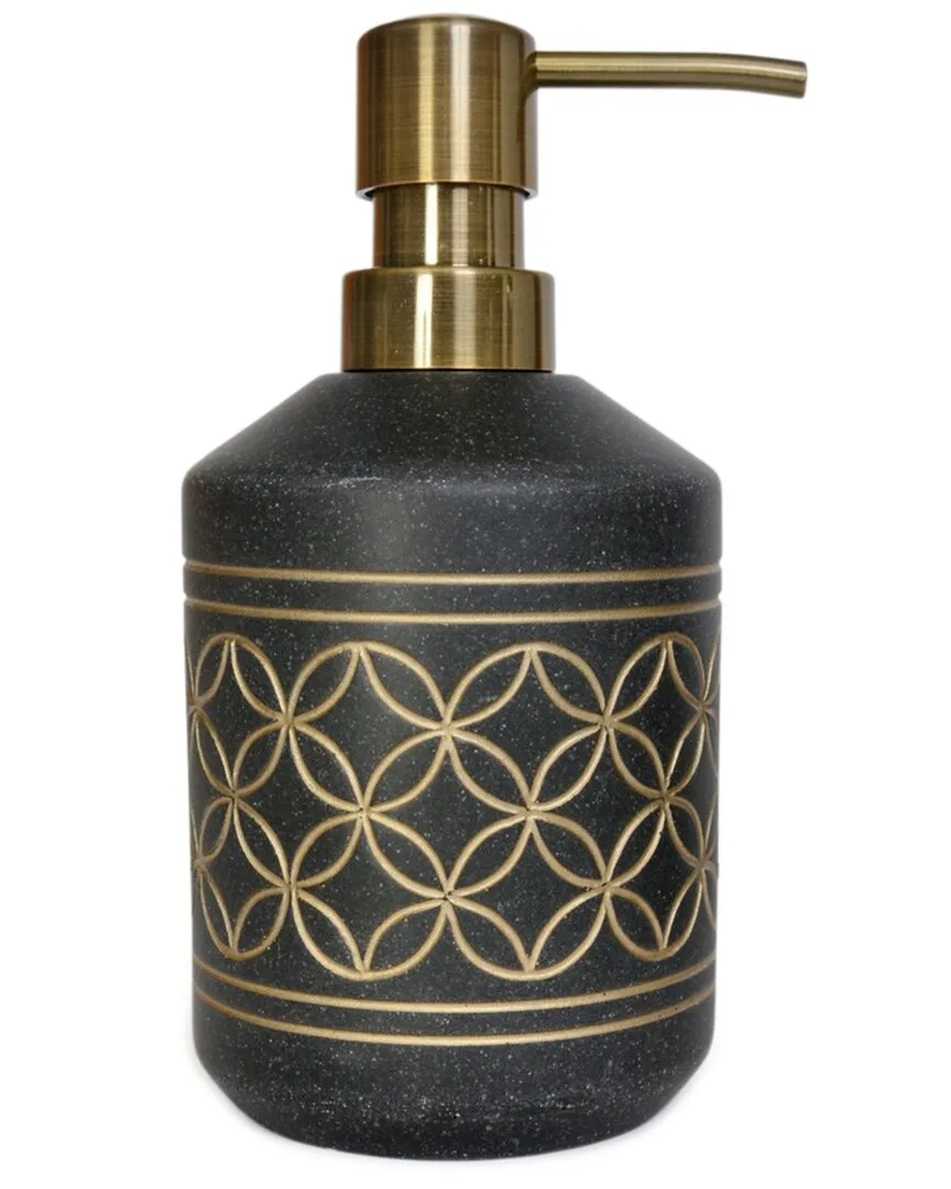 Scanda 4-Piece Bath Countertop Set - Charcoal, Resin image