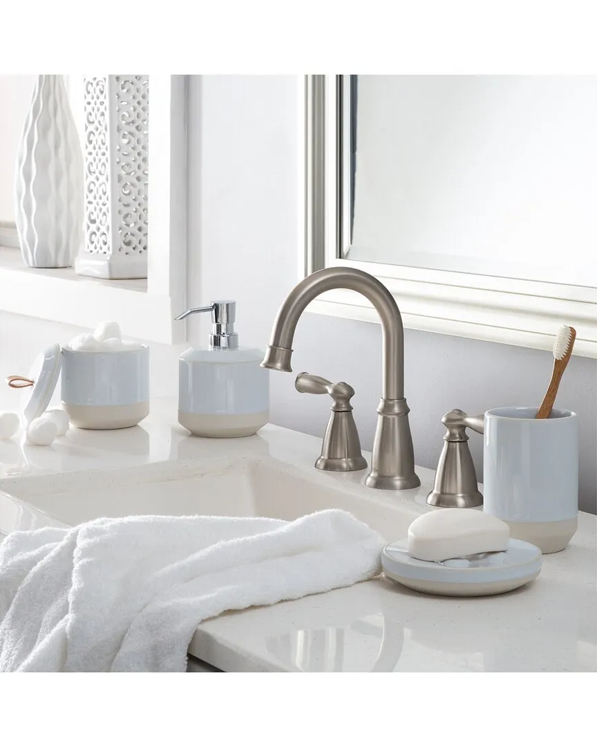 Shikoku Bath Countertop 4pc Set - White