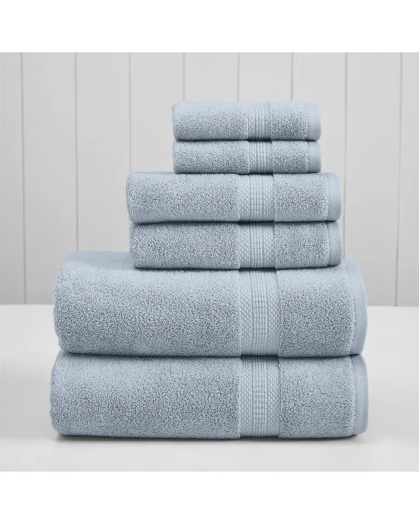 6-Piece Rayon & Cotton-Blend Towel Set image