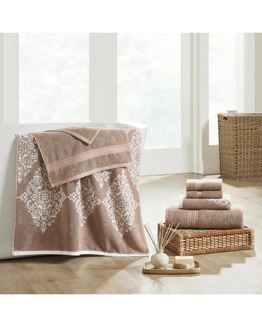 Artesia 6pc Reversible Yarn Dyed Jacquard Towel Set - Tuscany