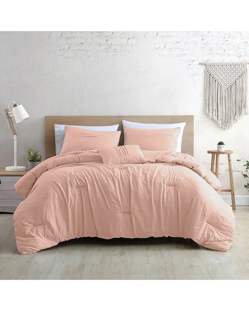 Beck Comforter Set - Peony, Microfiber image