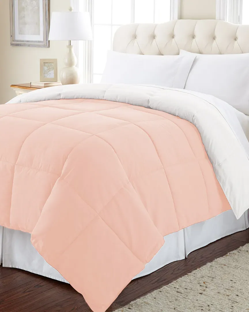 California King Reversible Comforter - Blush, Microfiber