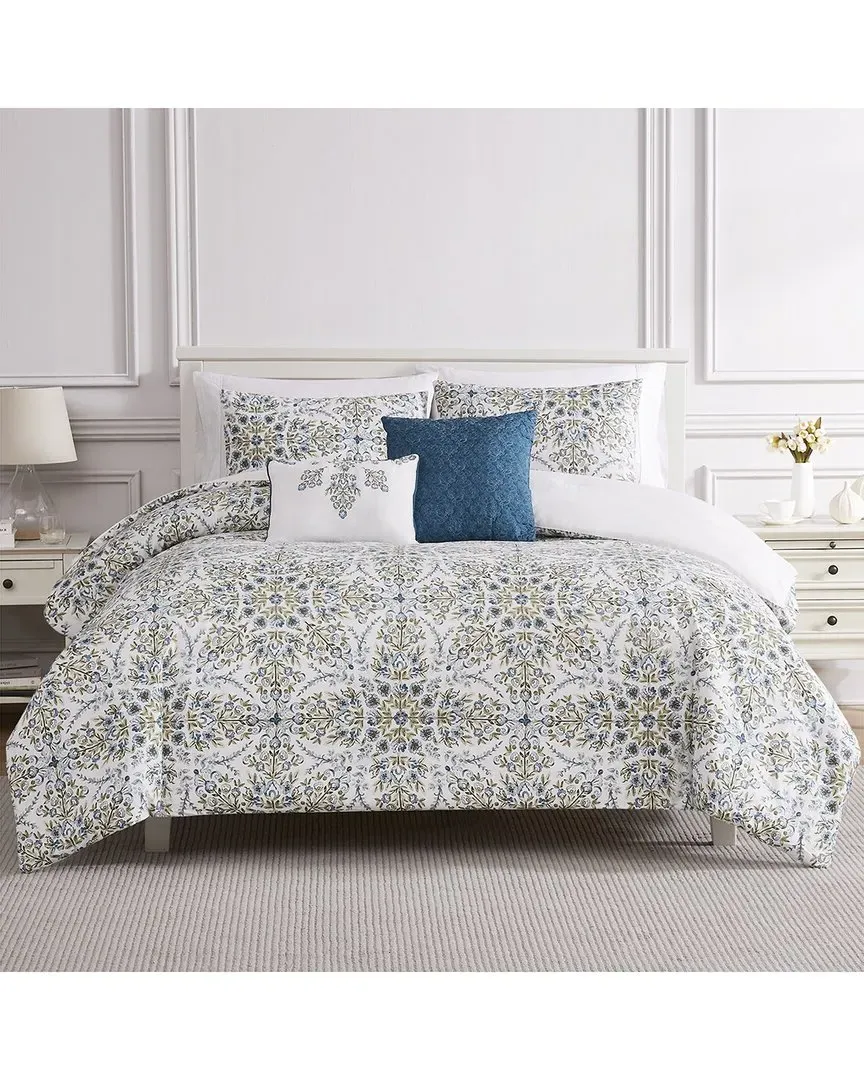 Matisse 5-Piece Comforter Set - Grey Blue, Microfiber image