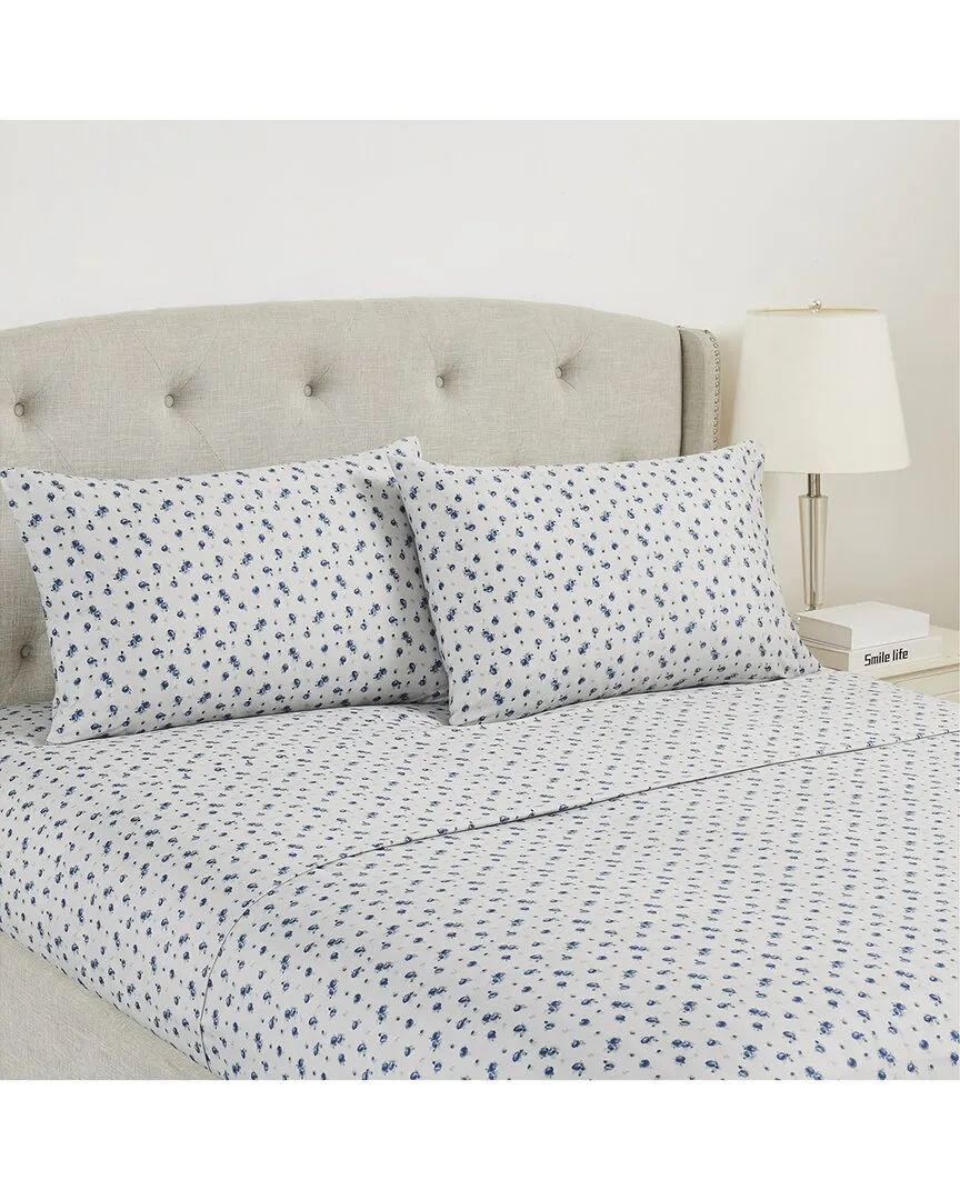 Printed Sheet Set - Blue, Microfiber Polyester image