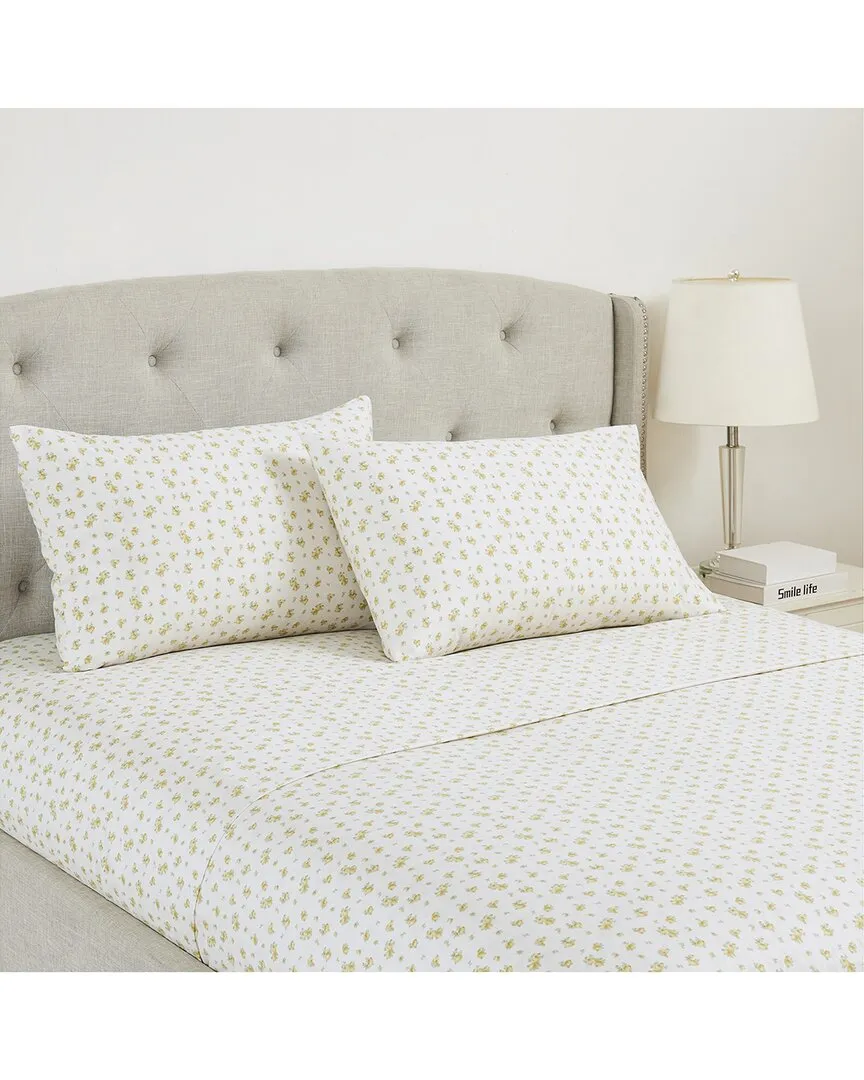 Printed Sheet Set - Gold, Microfiber Polyester