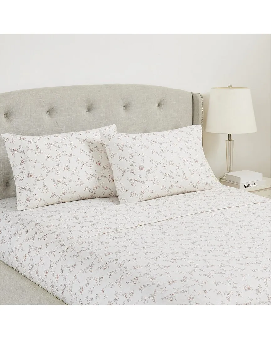 Printed Sheet Set - Orange, Microfiber Polyester