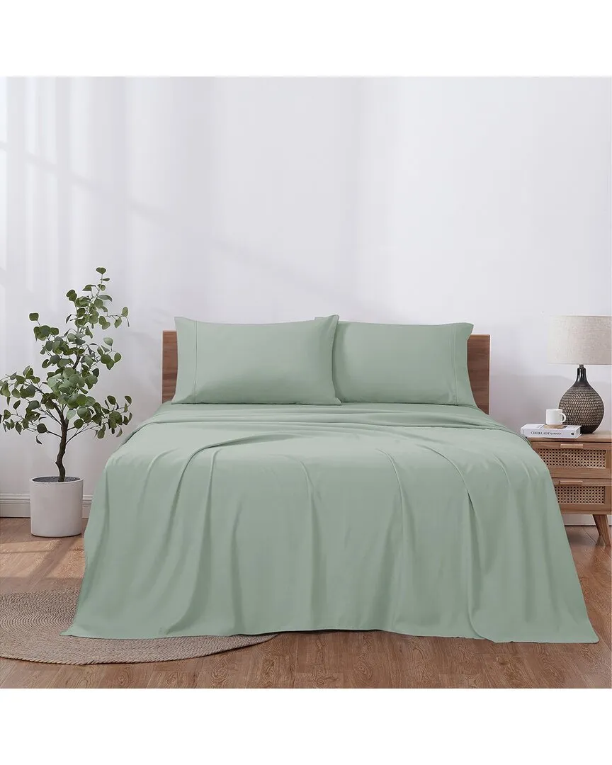 Solid Easy Care Microfiber Sheet Set - Green