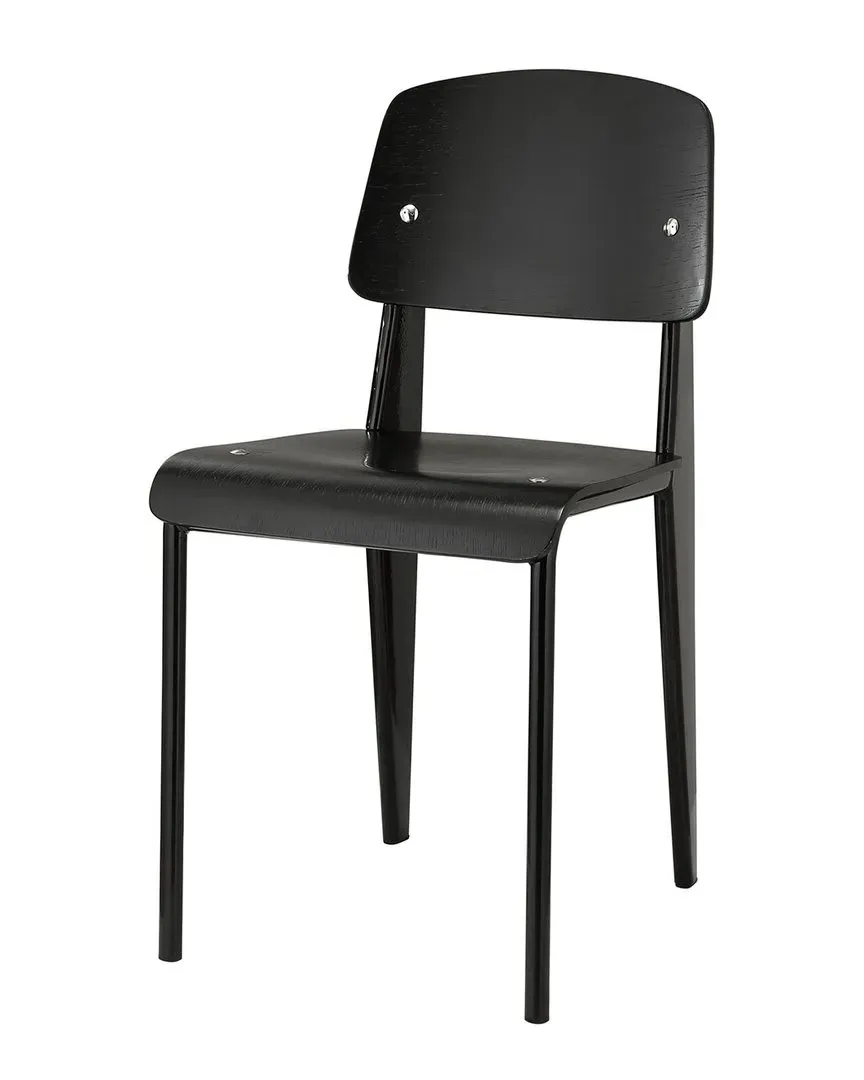 Cabin Dining Side Chair - Black, Wood
