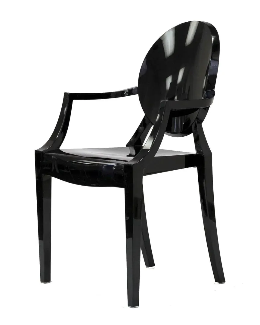 Casper Dining Armchair Set - Black, Acrylic image