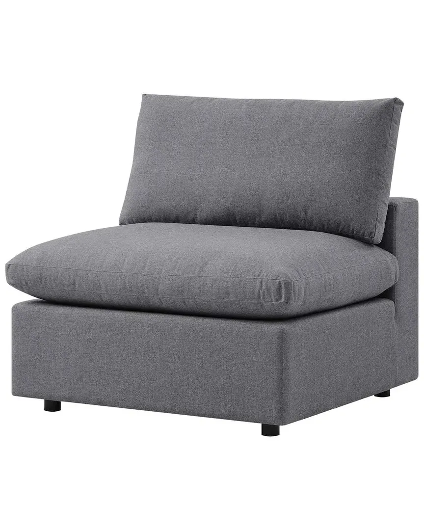 Commix Sunbrella Armless Chair - Grey