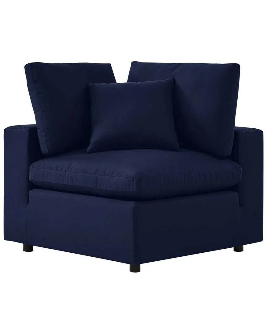 Commix Sunbrella Outdoor Patio Corner Chair - Blue