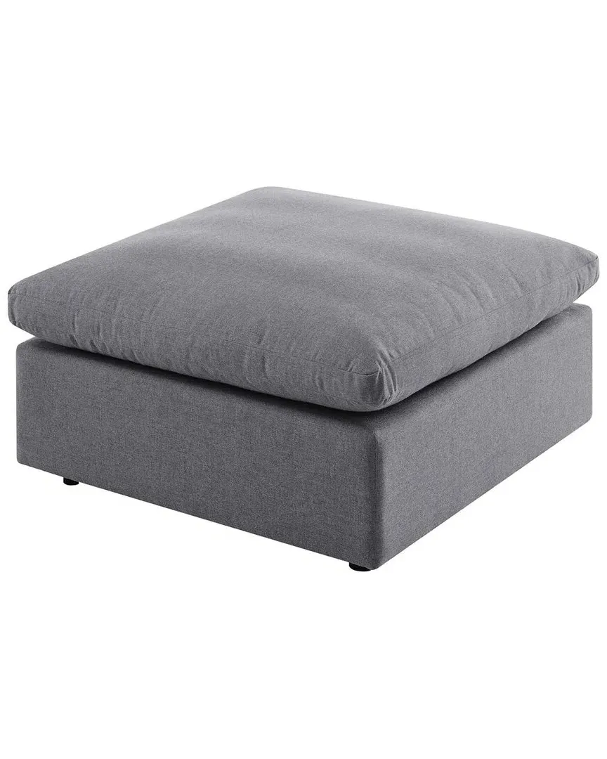 Commix Sunbrella Outdoor Patio Ottoman - Grey