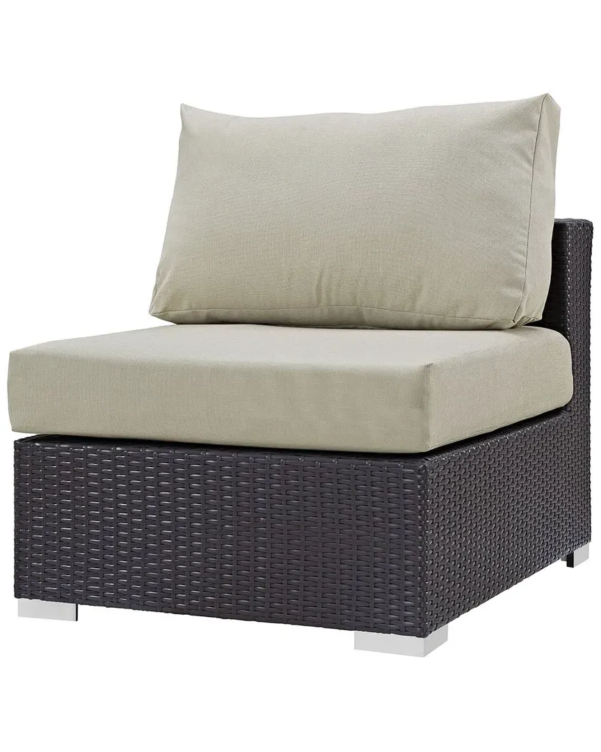 Convene Outdoor Patio Armless Chair - Beige image