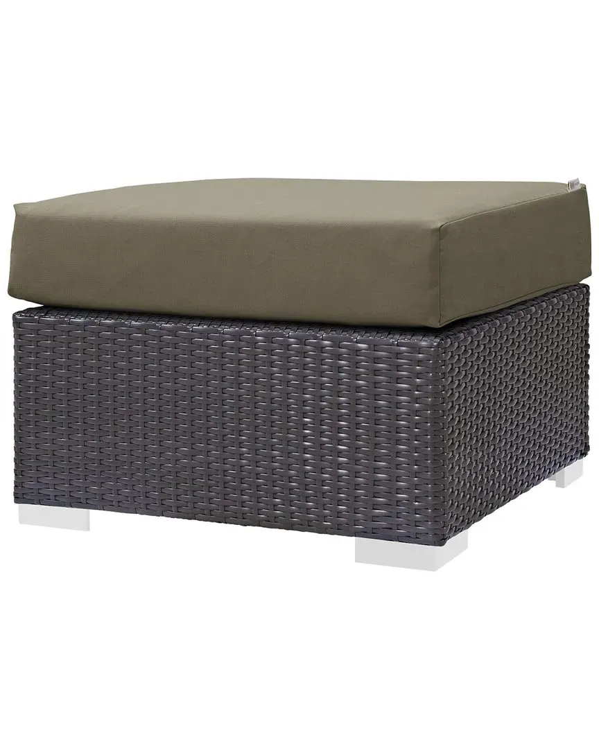 Convene Square Outdoor Ottoman - Mocha image