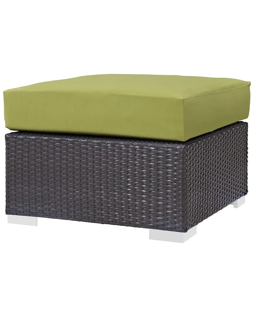Convene Square Outdoor Ottoman - Peridot
