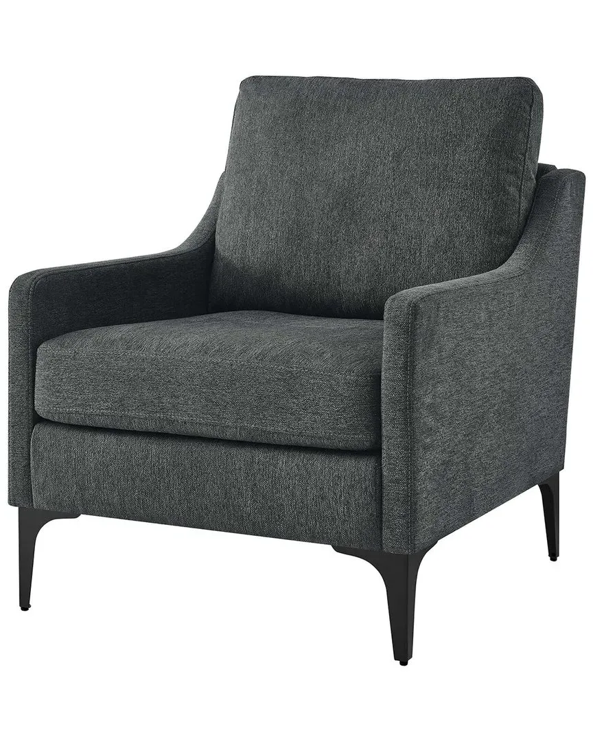 Corland Upholstered Fabric Armchair - Grey image