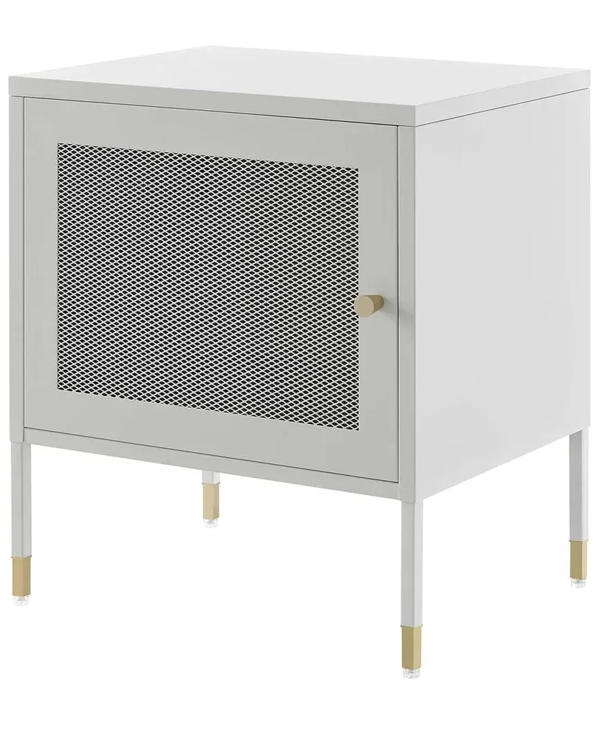 Covelo Nightstand - Grey, Steel image