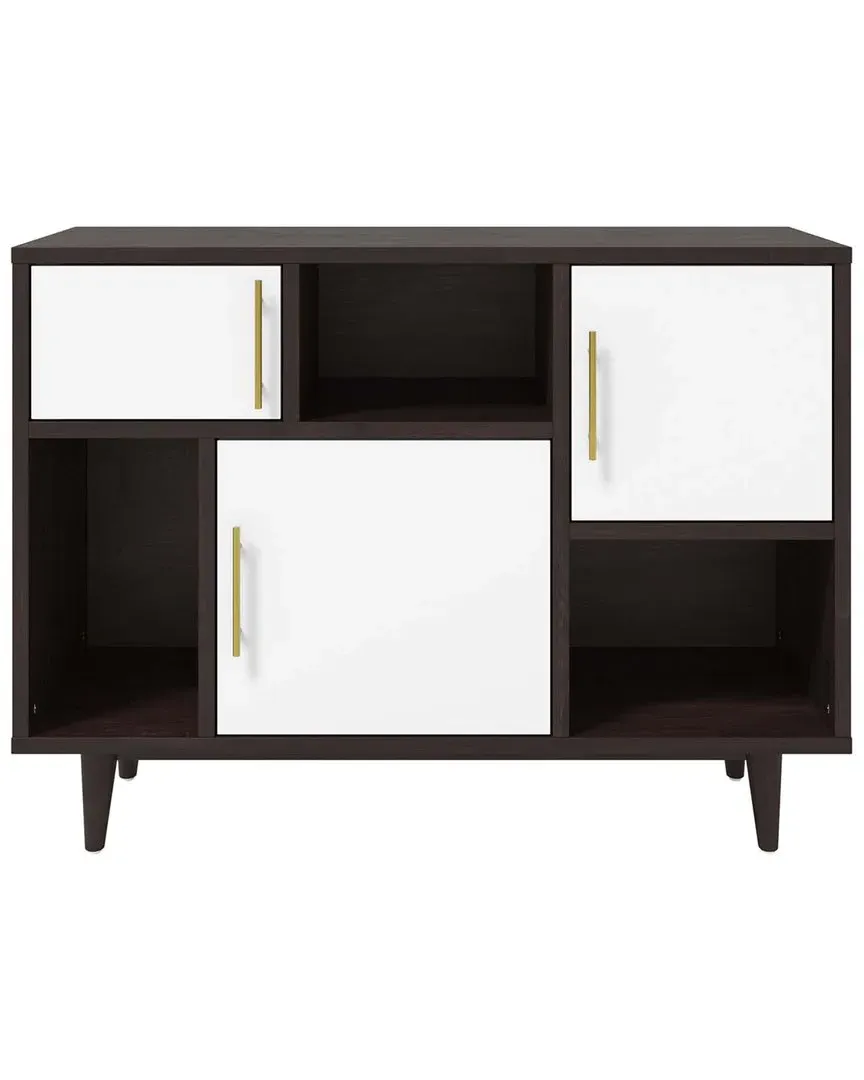 Daxton Display Stand with Storage - Cappuccino White image