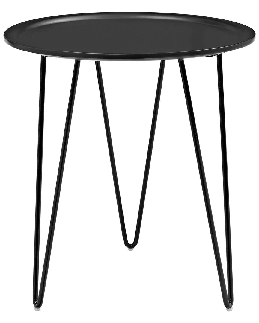 Digress Round Side Table - Black image
