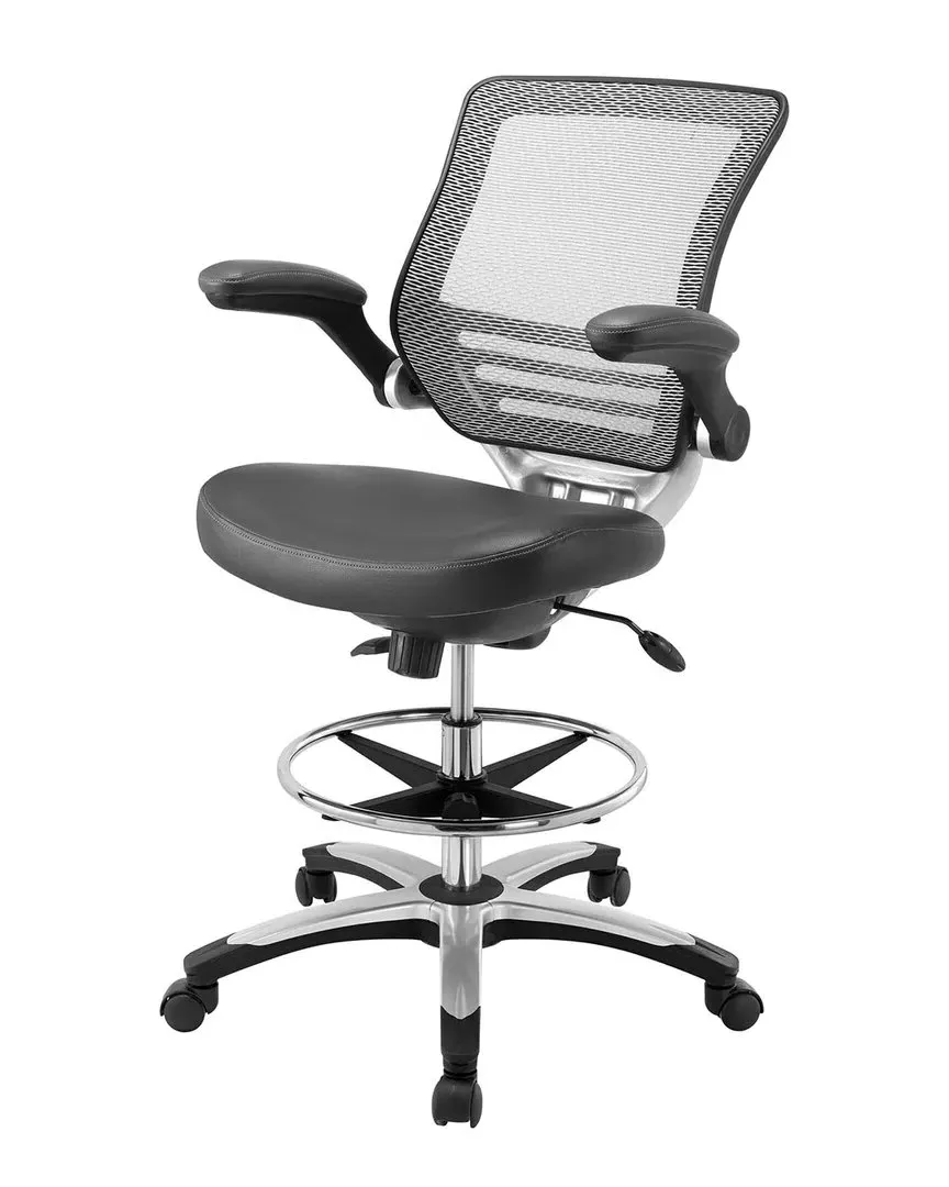 Edge Drafting Chair with Footring - Grey image