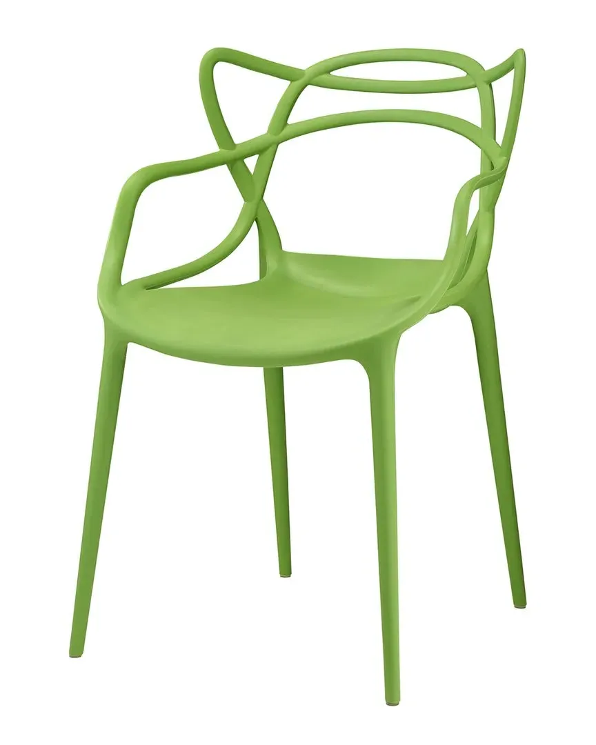 Entangled Dining Armchair - Green, Plastic image