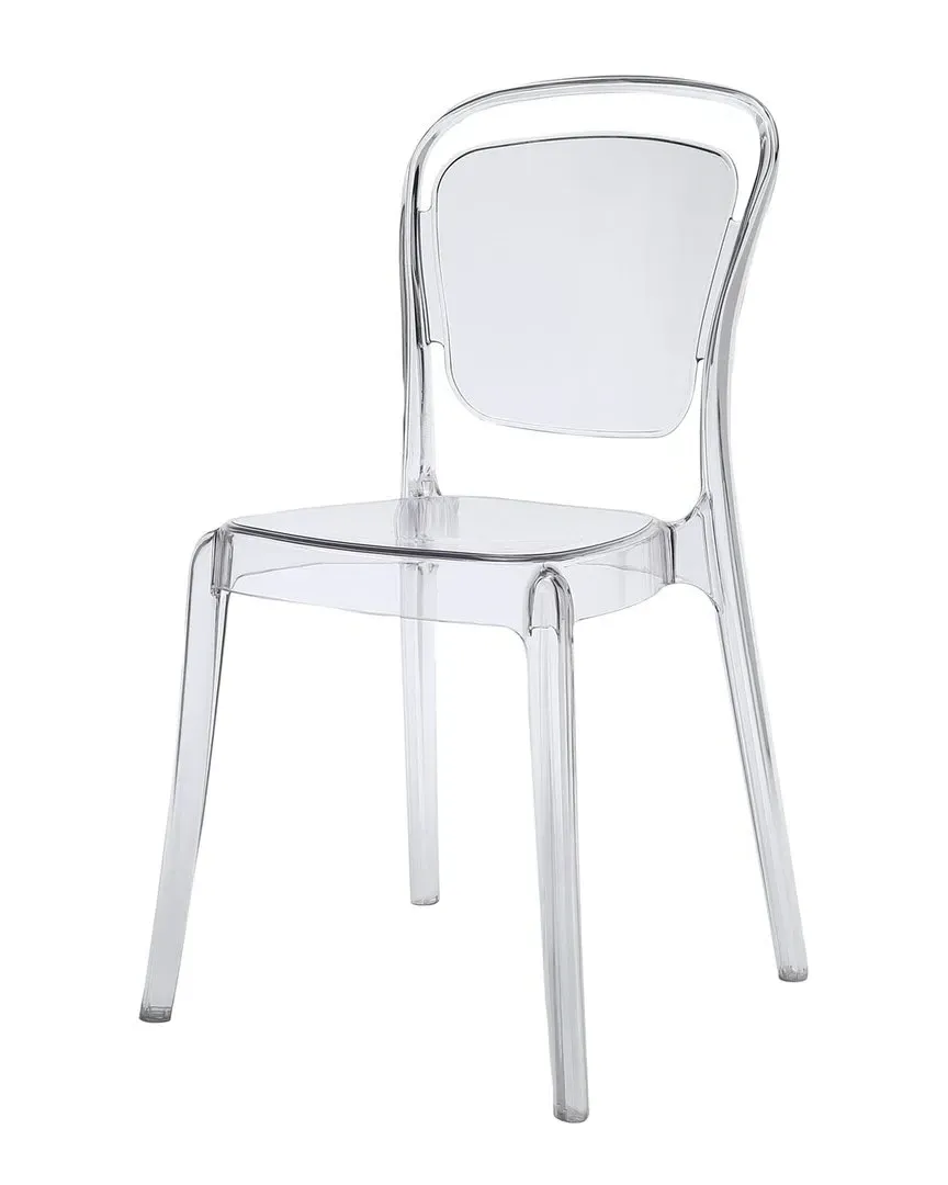 Entreat Dining Side Chair - Clear, Polycarbonate