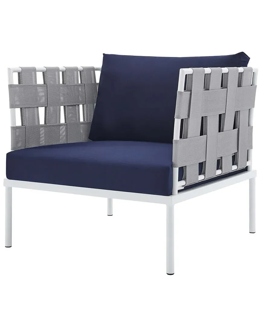 Harmony Sunbrella Armchair - Grey, Aluminum