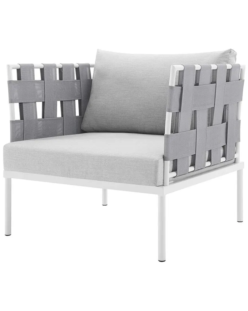 Harmony Sunbrella Armchair - Grey, Aluminum