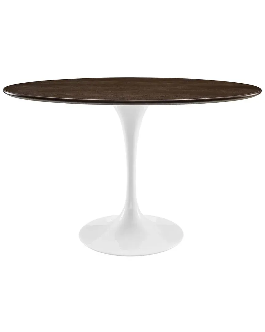 Lippa 48in Oval Dining Table - Walnut image