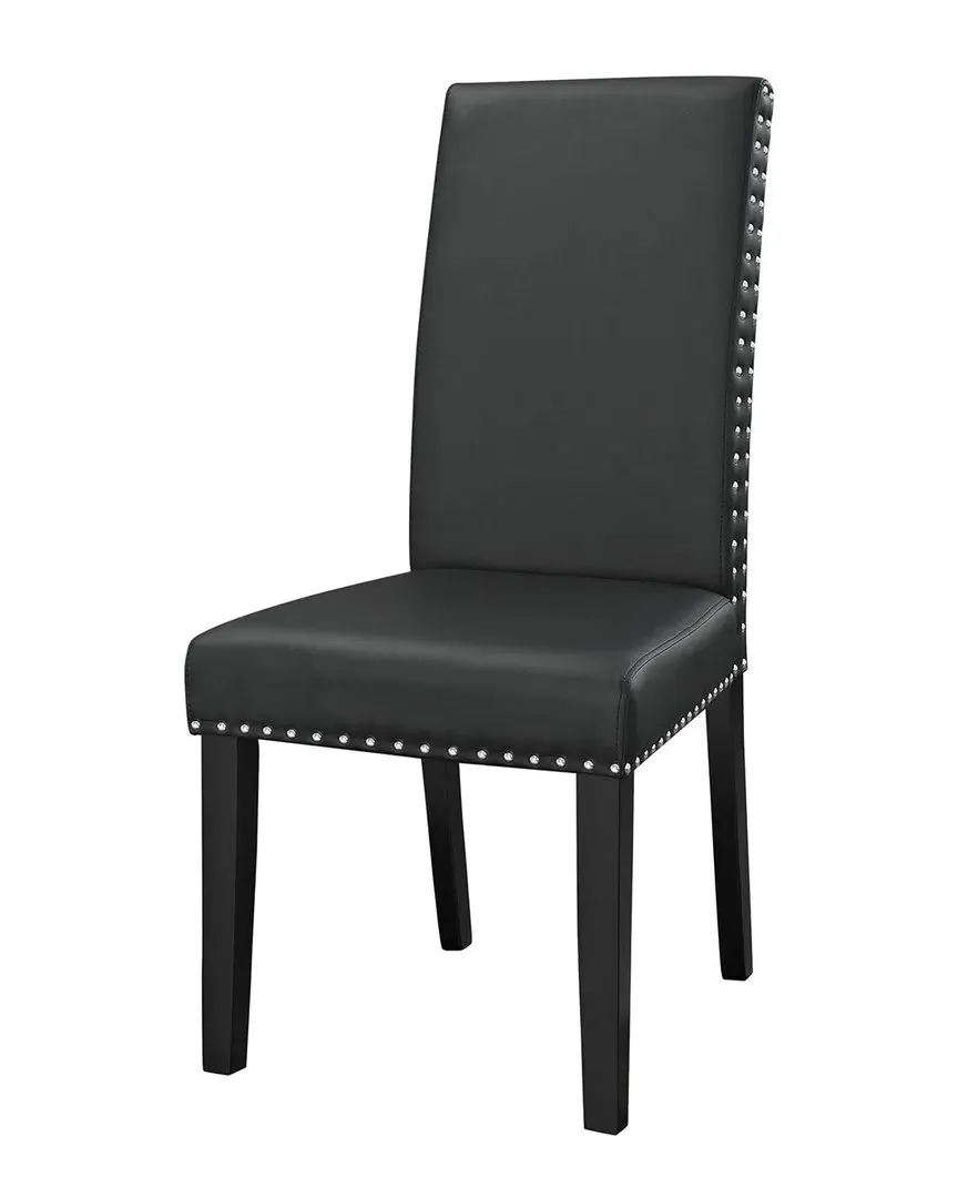 Parcel Dining Side Chair - Black, Faux Leather image
