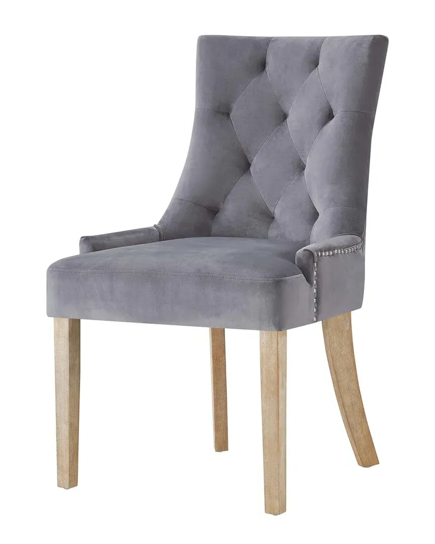 Pose Velvet Dining Chair - Grey image