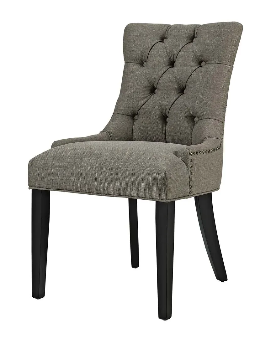 Regent Upholstered Dining Chair - Granite, Polyester Fabric image