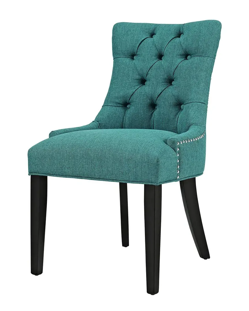 Regent Upholstered Dining Chair - Teal, Polyester Fabric