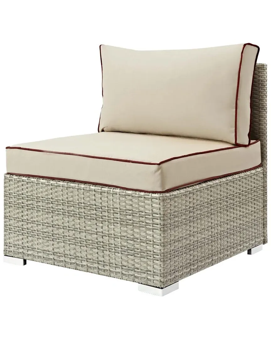 Repose Armless Patio Chair - Beige, Rattan image