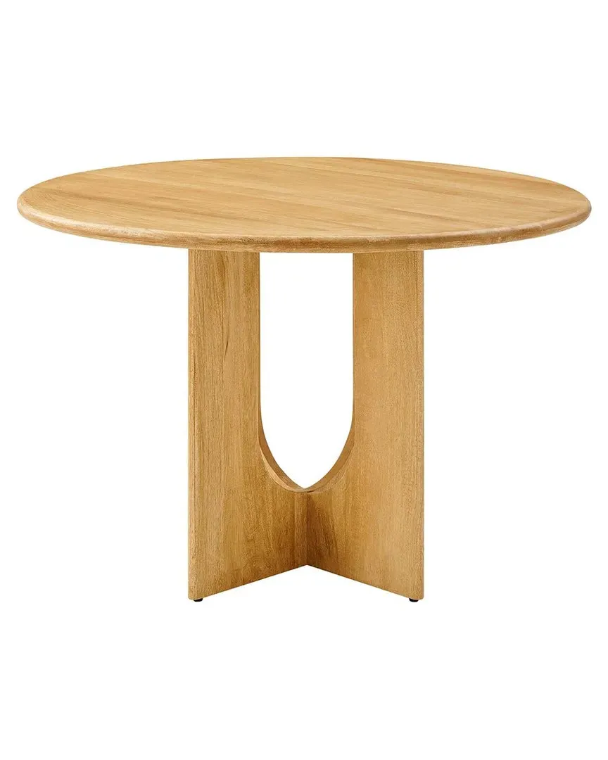 Rivian Round Dining Table - Oak, Mango Wood image