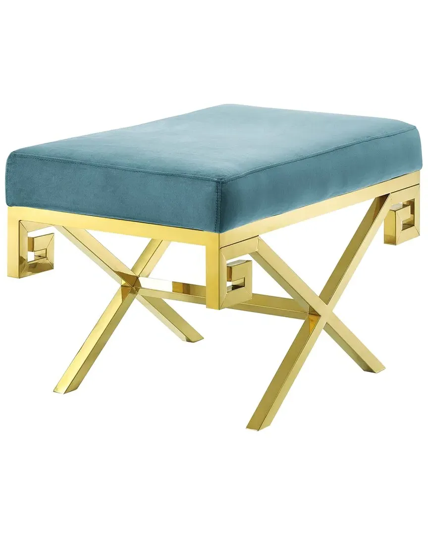Rove Performance Velvet Bench - Sea Blue image