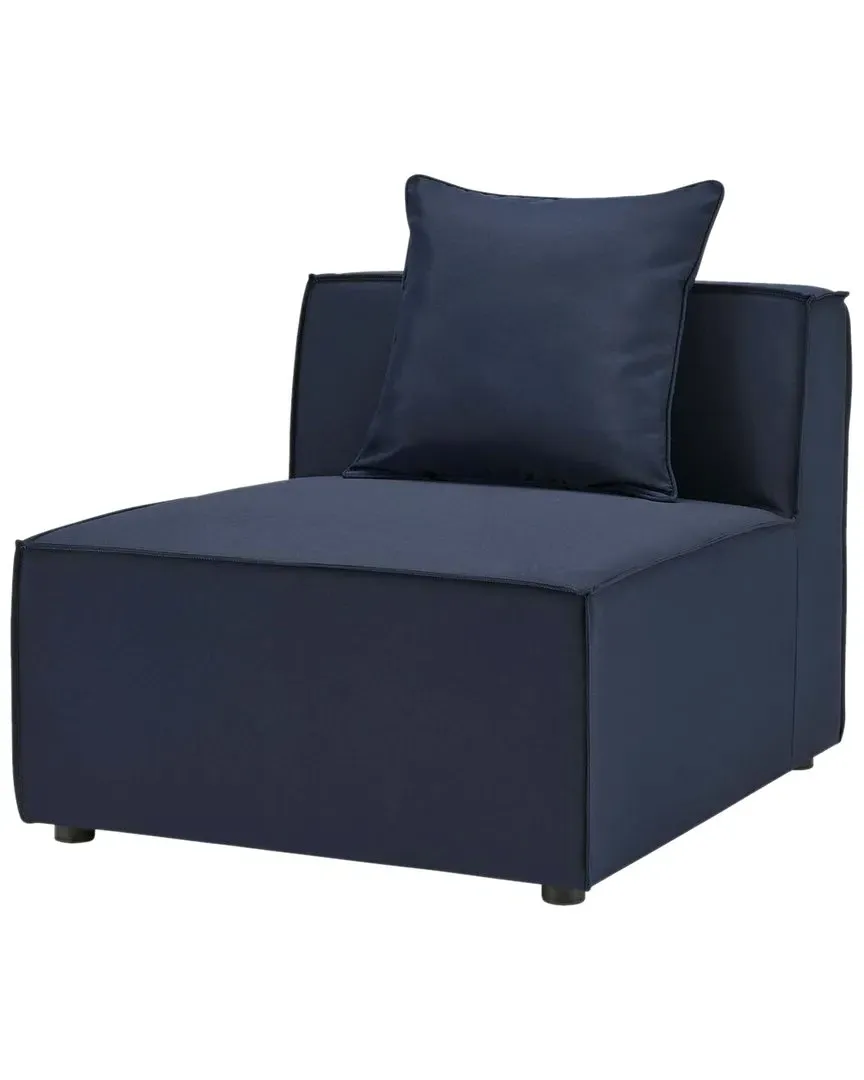 Saybrook Outdoor Sectional Armless Chair - Navy, Sunbrella