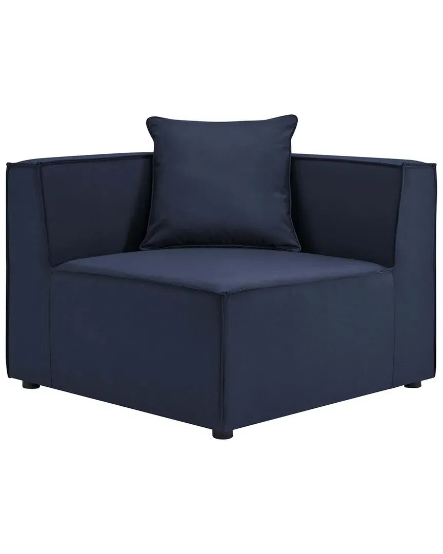 Saybrook Outdoor Sectional Corner Chair - Navy, Sunbrella