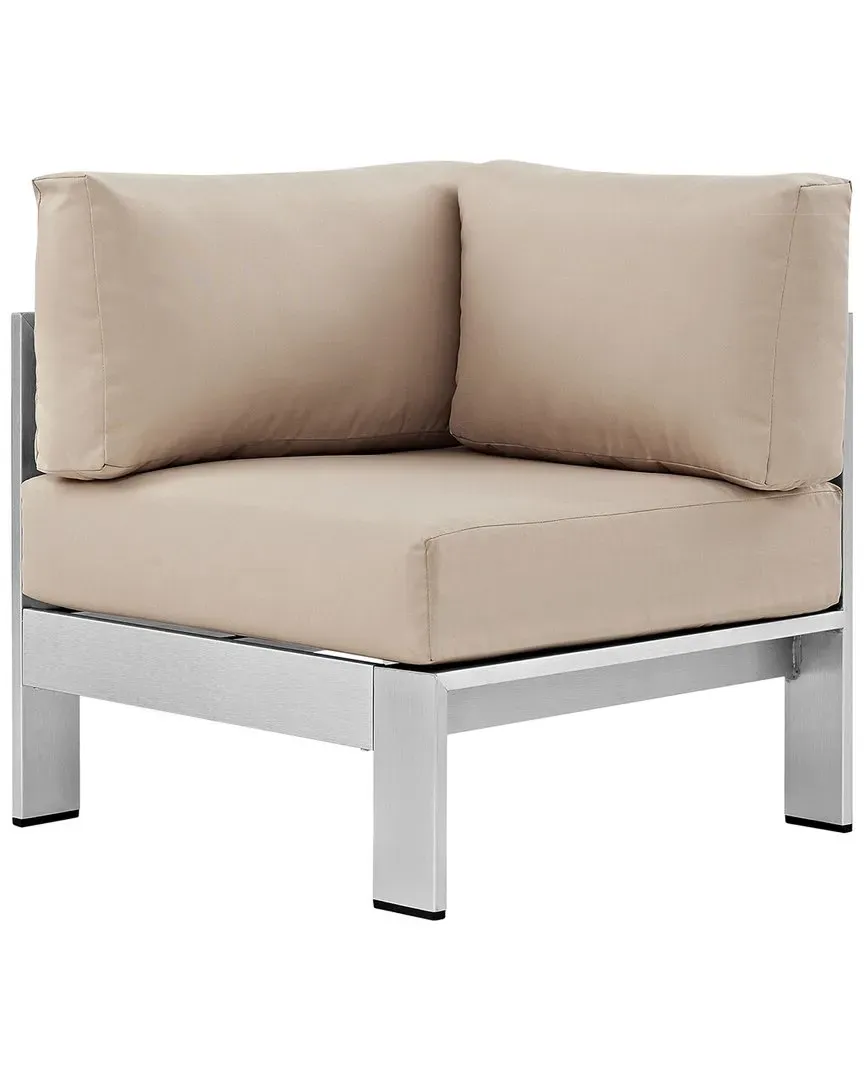 Shore Corner Sofa - Silver Beige, Aluminum