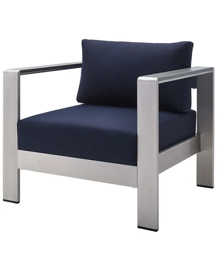 Shore Outdoor Armchair - Navy, Aluminum